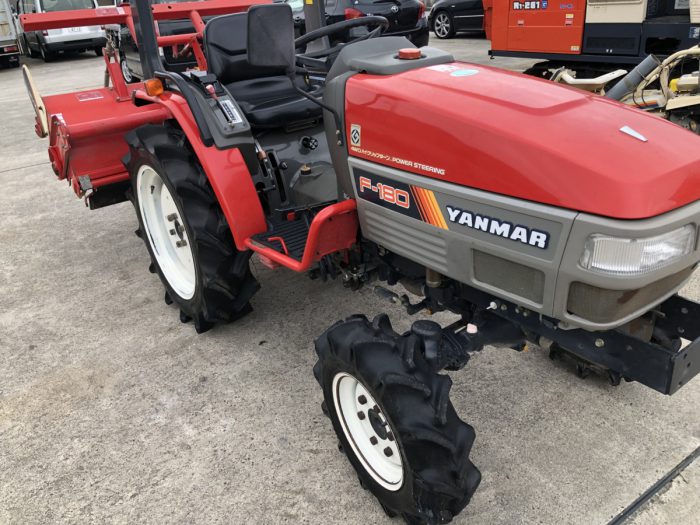 ヤンマー YANMAR トラクター F-180 4WD ハイグリップターン 617時間 を買い取りました！