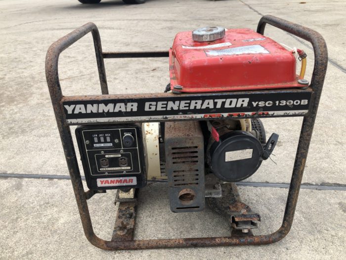 ヤンマー YANMAR YSC1300B 100V 発電機を買取ました！