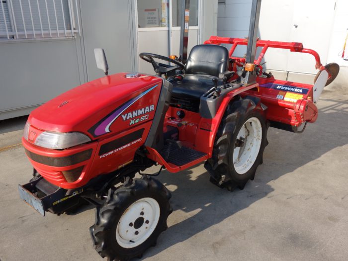 YANMAR ヤンマー トラクター Ke60 757時間 16馬力 4WD パワステを買取 