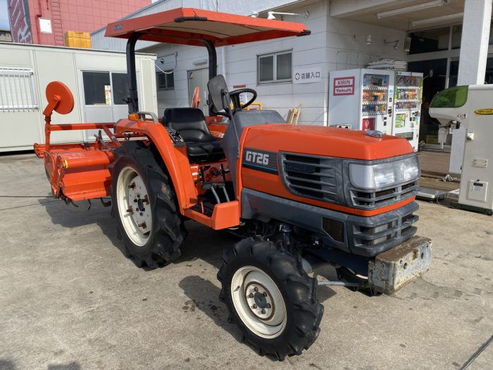 クボタ kubota トラクター GT26 982時間 屋根付き ノークラッチを買取ました！