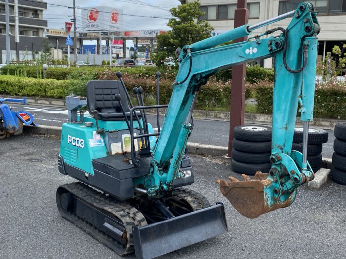 ヤンマー  クローラー バックホー ユンボ 時間を買取まし