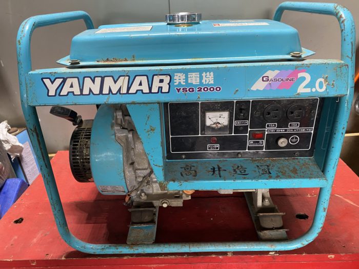 ヤンマー YANMAR 発電機 YSG2000 040-120を買取ました！