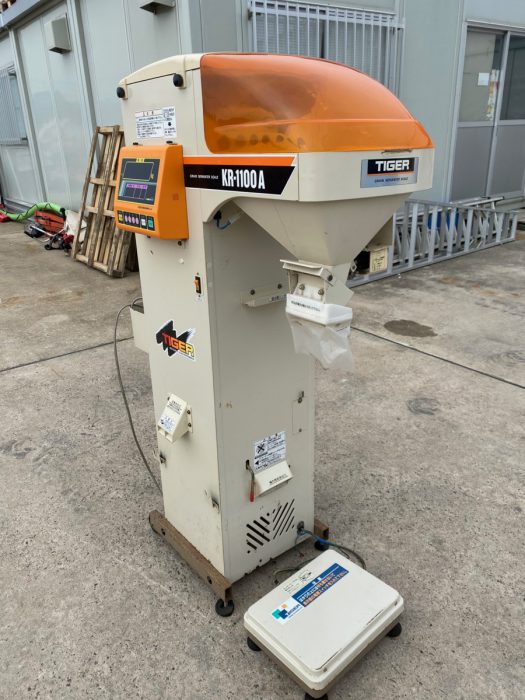 タイガー パックメイト KR-1100A 自動選別計量機 選別機 選別網 L=1.85 L=2.00 100V を買取ました！ | 万代 農機具買取