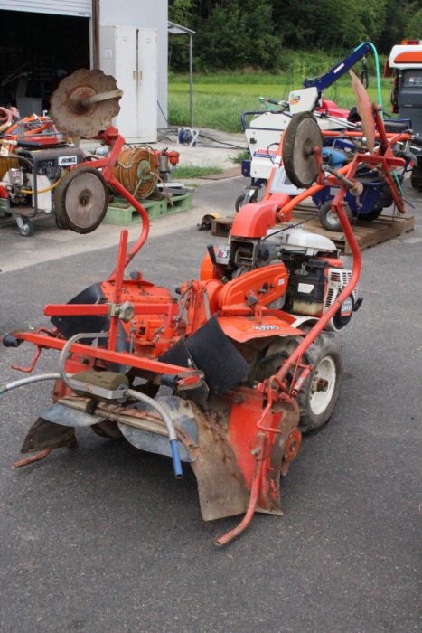 クボタ マルチ 管理機 T1-100W グッディー 甘藷 里芋 畝立て機 耕運機 中耕ロータリーを買取ました！