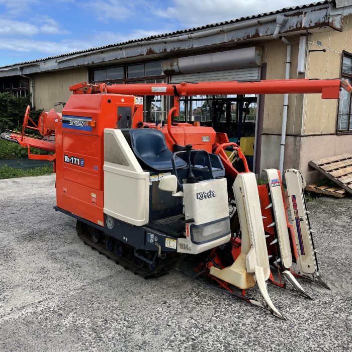 クボタ kubota コンバイン R1-171 2条刈 17馬力を買い取りました